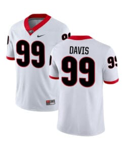 Georgia Bulldogs #99 Jordan Davis Jersey Alumni College Football Jersey