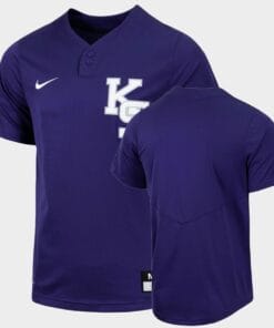 Kansas State Wildcats Custom Name Number White College Baseball Jersey