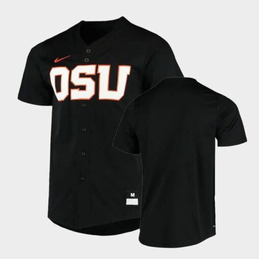 Oregon State Beavers Custom Name Number Black College Baseball Jersey