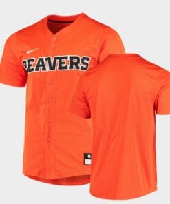Oregon State Beavers Custom Name Number Orange Baseball Elite Jersey
