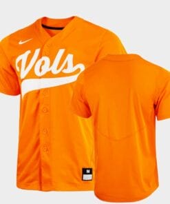 Tennessee Volunteers Custom Name Number Orange College Baseball Replica Jersey