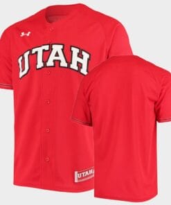 Utah Utes Custom Name Number Red College Baseball Replica Jersey