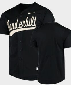 Vanderbilt Commodores Custom Name Number Black NCAA Baseball Jersey