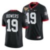 Georgia Bulldogs Brock Bowers Jersey 2021 Orange Bowl Black College Football Playoff 19
