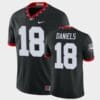 Georgia Bulldogs #18 JT Daniels Jersey Black College Football Alternate Game Jersey