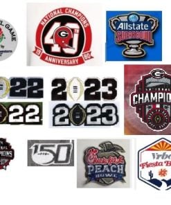 Alternative view of Georgia Bulldogs Custom Name and Number Jersey White 1980 40th Anniversary