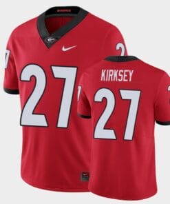 Georgia Bulldogs #27 Austin Kirksey Jersey Red Limited Jersey