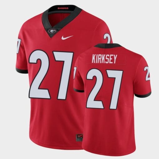 Georgia Bulldogs #27 Austin Kirksey Jersey Red Limited Jersey