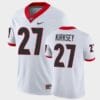 Georgia Bulldogs #27 Austin Kirksey Jersey White Game College Football Jersey