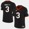 Georgia Bulldogs #3 Todd Gurley Jersey II College Football Jersey Black
