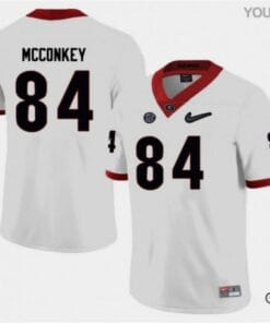 Georgia Bulldogs #84 Ladd Mcconkey Jersey College Football Jersey White