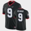 Georgia Bulldogs #9 Jamie Newman Jersey Black College Football Alternate Game Jersey