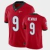 Georgia Bulldogs #9 Jamie Newman Jersey Red College Football Alumni Player Jersey