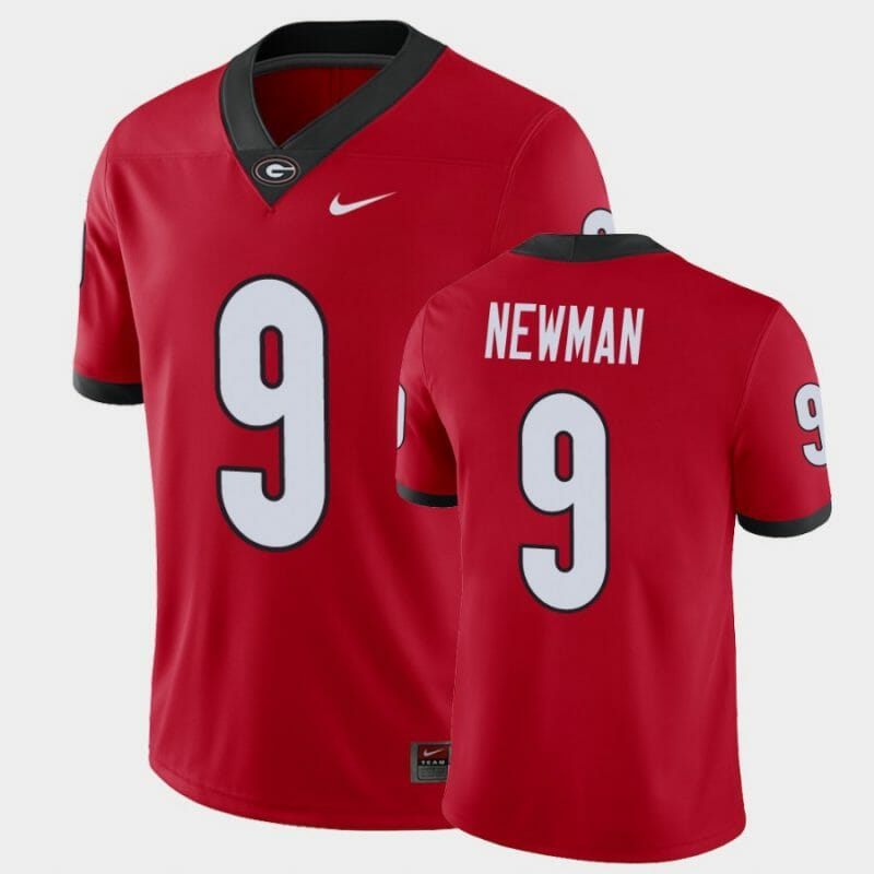 Georgia Bulldogs #9 Jamie Newman Jersey Red College Football Alumni Player Jersey