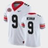 Georgia Bulldogs #9 Jamie Newman Jersey White College Football 40th Anniversary Alternate Jersey
