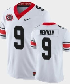 Georgia Bulldogs #9 Jamie Newman Jersey White College Football 40th Anniversary Alternate Jersey