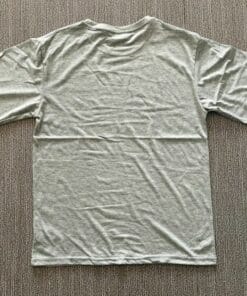 Alternative view of Heavy Cotton T Shirt Unisex Long Customize T Shirt Unisex Long Sleeve Classic Tee Style G5000 Gray