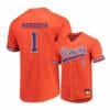 Clemson Tigers 1 Kier Meredith Orange Elite College Baseball Jersey