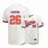 Clemson Tigers 26 Matt Cooper White Elite College Baseball Jersey
