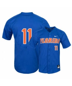 Florida Gators 11 Nathan Hickey Blue College Baseball Jersey