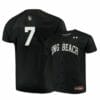Long Beach State Dirtbags 7 Leonard Jones Black Baseball Jersey