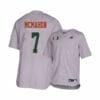 Miami Hurricanes 7 Chris Mcmahon Gray College Baseball Jersey