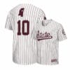 Mississippi State Bulldogs 10 Josh Hatcher White Baseball Jersey