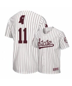 Mississippi State Bulldogs 11 Jordan Westburg White Baseball Jersey