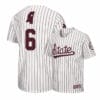 Mississippi State Bulldogs 6 Kamren James White Baseball Jersey