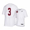 NC State Wolfpack 3 Devonte Brown White College Baseball Jersey