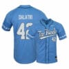 North Carolina Tar Heels 42 Gianluca Dalatri Blue Elite Baseball Jersey