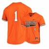 Oklahoma State Cowboys 1 Hueston Morrill Orange Elite Baseball Jersey