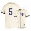 TCU Horned Frogs 5 Sam Thompson White Elite Baseball Jersey