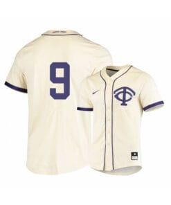 TCU Horned Frogs 9 Conner Shepherd White Elite Baseball Jersey