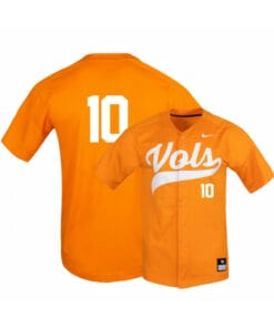 Tennessee Volunteers 10 Pete Derkay Elite Orange Baseball Jersey