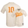 Tennessee Volunteers 10 Pete Derkay Elite White Baseball Jersey