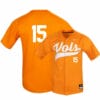Tennessee Volunteers 15 Kody Davidson Elite Orange Baseball Jersey