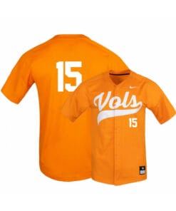Tennessee Volunteers 15 Kody Davidson Elite Orange Baseball Jersey