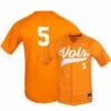 Tennessee Volunteers 5 Zach Daniels Elite Orange Baseball Jersey