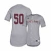 Texas A and M Aggies 50 Will Frizzell Gray College Baseball Jersey