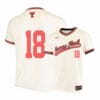 Texas Tech Red Raiders 18 Cole Stilwell Cream College Baseball Jersey