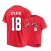 Texas Tech Red Raiders 18 Cole Stilwell Red College Baseball Jersey