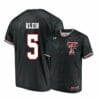 Texas Tech Red Raiders 5 Brian Klein Black College Baseball Jersey
