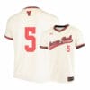 Texas Tech Red Raiders 5 Brian Klein Cream College Baseball Jersey