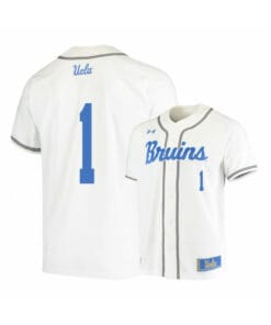 UCLA Bruins 1 Matt McLain White College Baseball Jersey