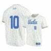 UCLA Bruins 10 Mikey Perez Beige College Baseball Jersey