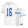 UCLA Bruins 16 Kyle Cuellar White College Baseball Jersey