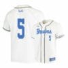 UCLA Bruins 5 Garrett Mitchell White College Baseball Jersey