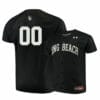 Under Armour Long Beach State Dirtbags Black Custom Baseball Jersey