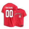 Under Armour Texas Tech Red Raiders Red Custom Baseball Jersey